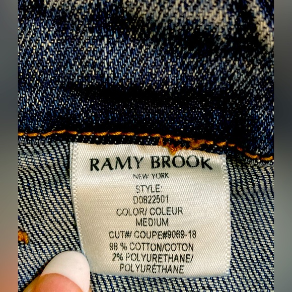 NWT Ramy Brook Arizona Crop Jeans in Medium Wash - Sz 27 - Picture 10 of 10